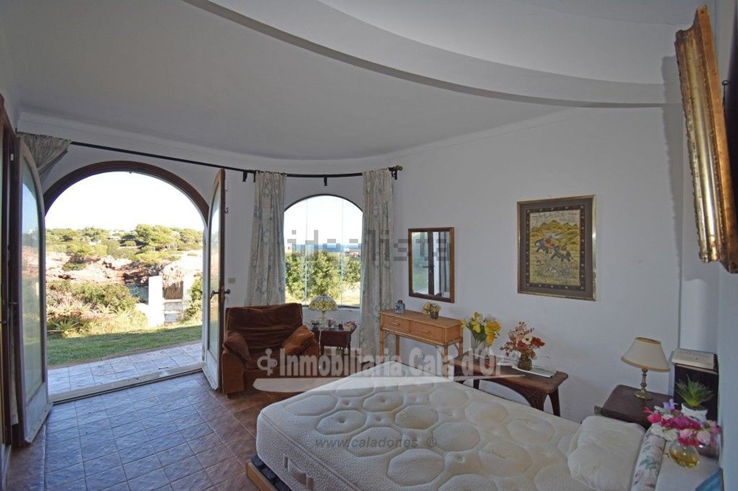 Chalet with direct beach access in Santanyí — Bedroom