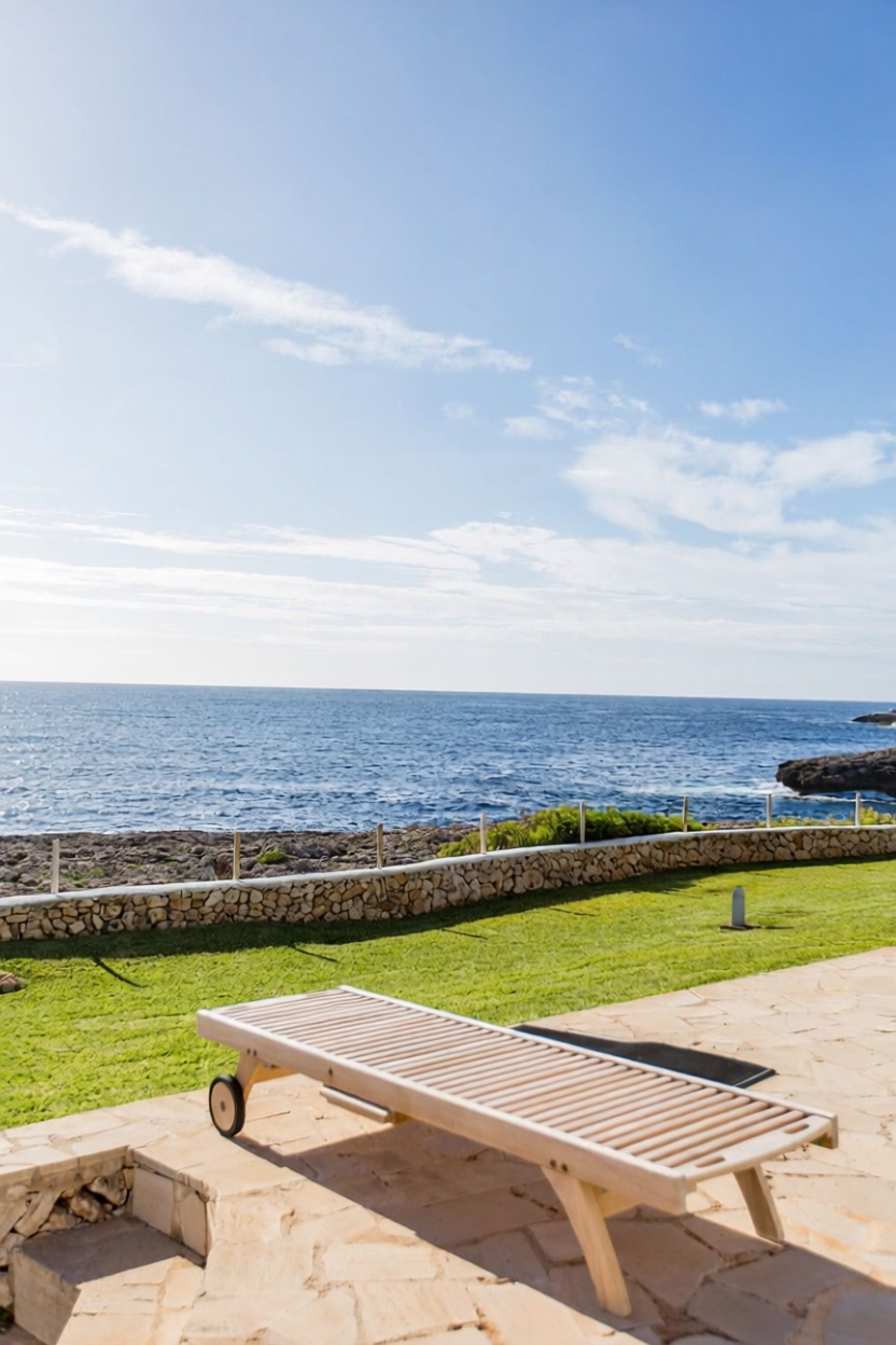 Chalet with direct beach access in Santanyí — Bedroom