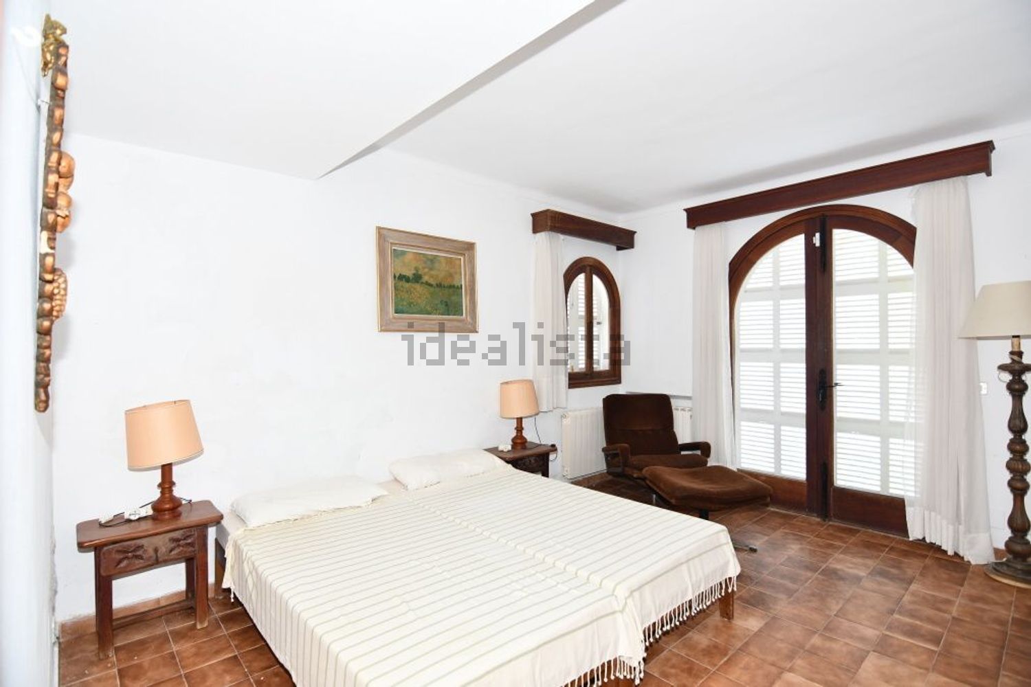 Chalet with direct beach access in Santanyí — Bedroom