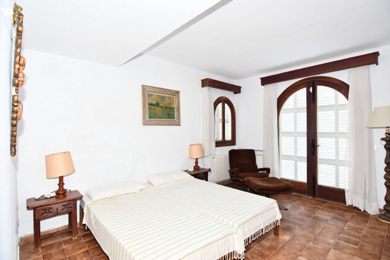 Chalet with direct beach access in Santanyí — Bedroom