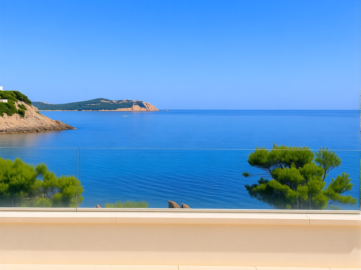 Chalet with direct beach access in Capdepera — Sea view