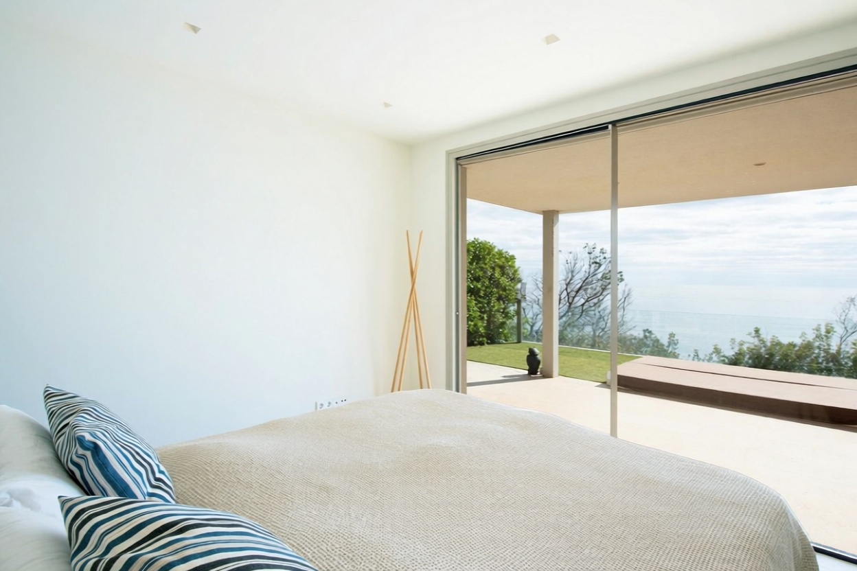 Chalet mit direkter Strandzugang in Manacor — Schlafzimmer