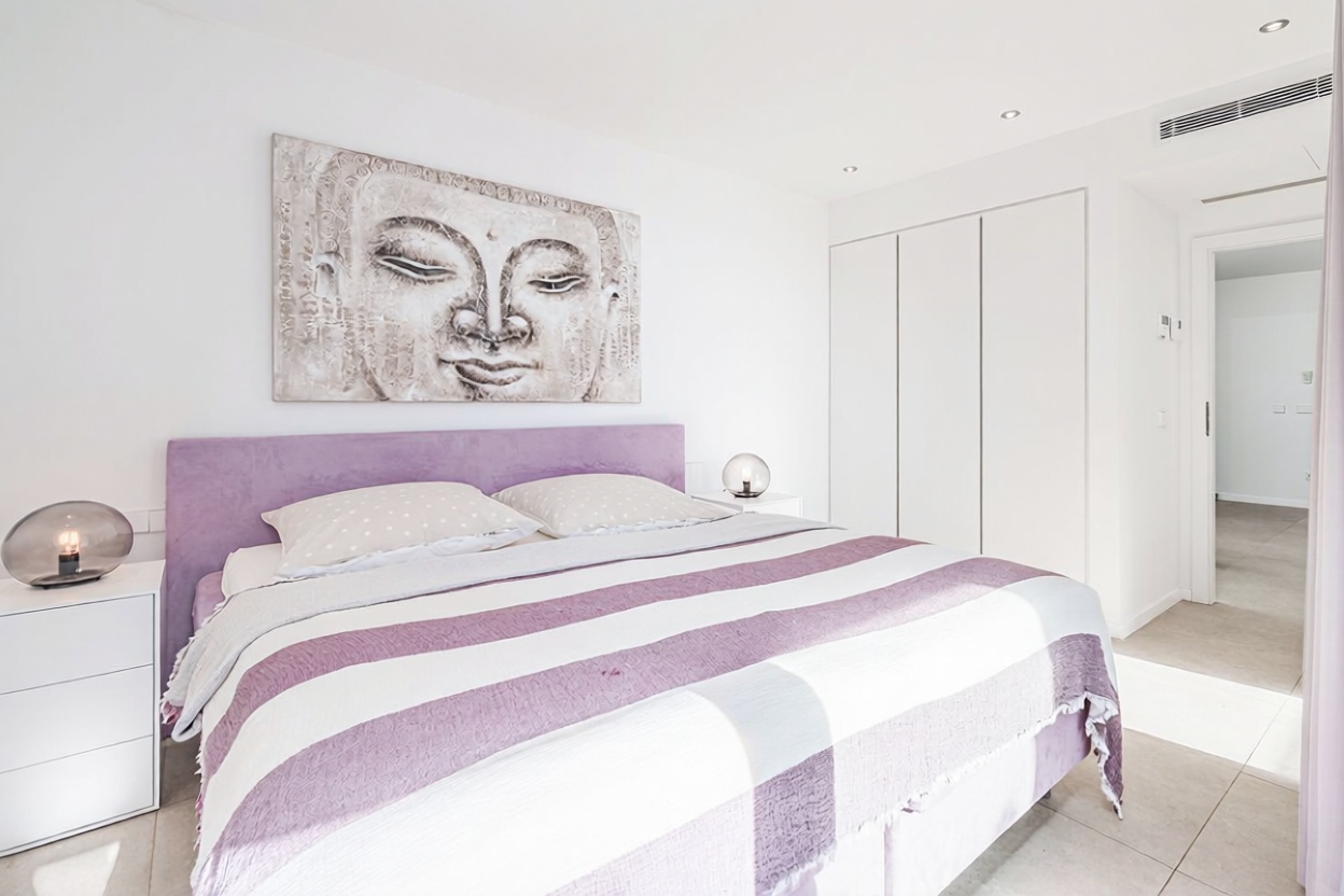 Chalet with direct beach access in Andratx — Bedroom