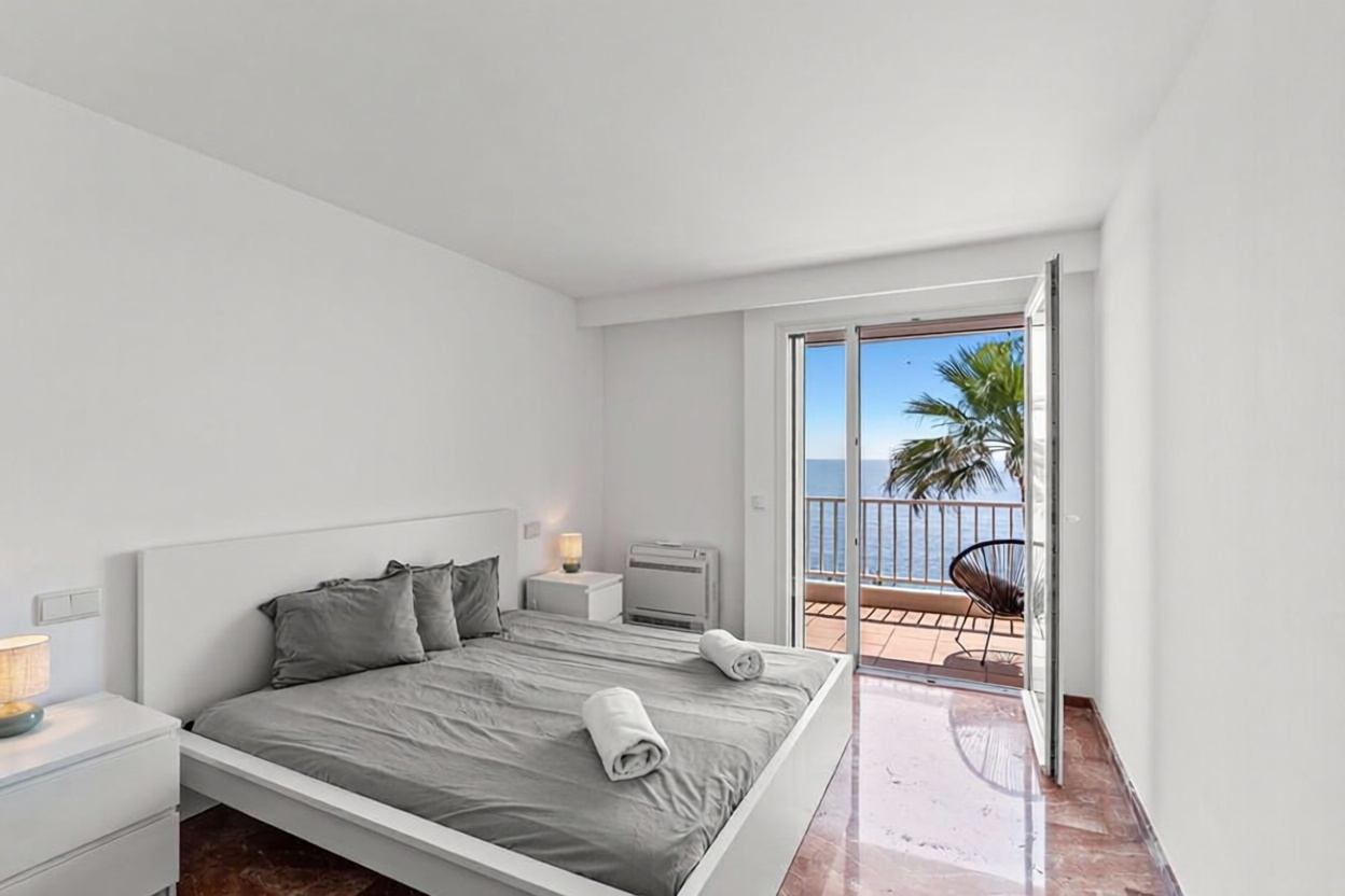 Chalet with direct beach access in Capdepera — Bedroom