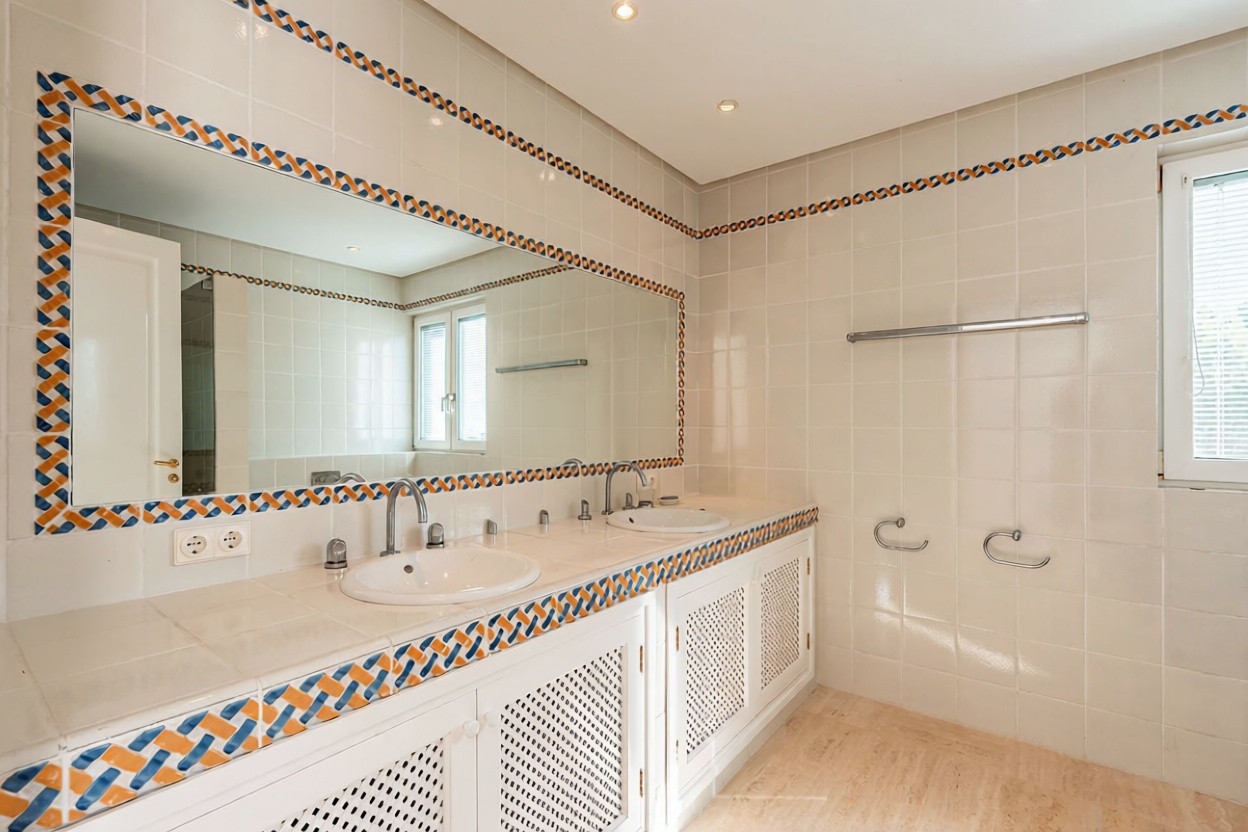 Chalet with direct beach access in Santanyí — Bathroom