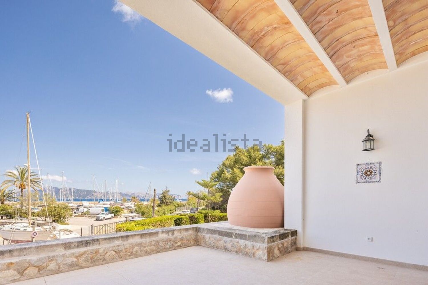 Chalet con acceso directo a playa en Alcúdia — Terraza mar