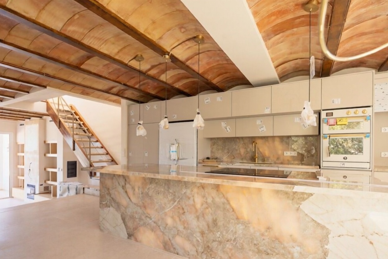 Chalet with direct beach access in Alcúdia — Kitchen