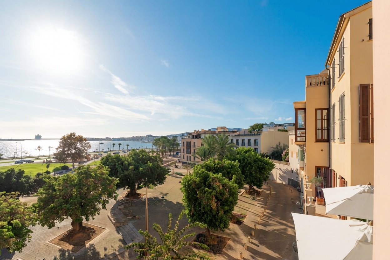 Beachfront flat in Antigua — Sea view