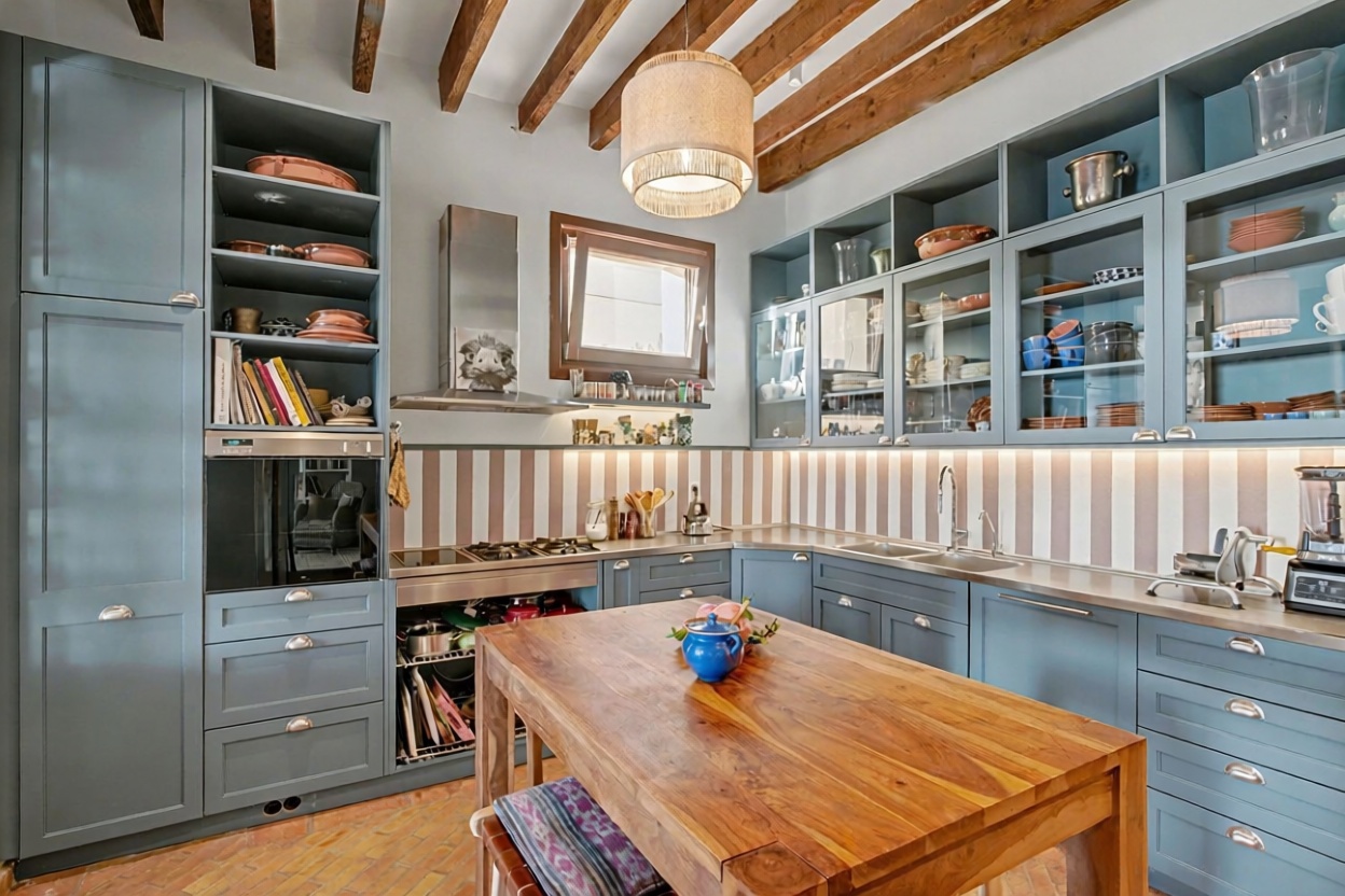 Beachfront flat in Antigua — Kitchen