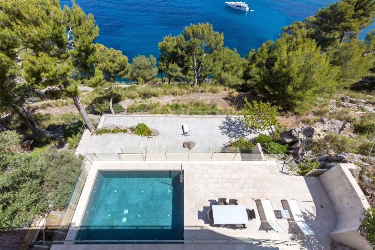 Chalet com acesso direto à praia em Soller — Casa banho