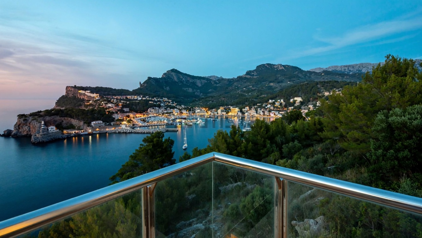 Chalet with direct beach access in Mallorca, Balears (Illes) — Sea view