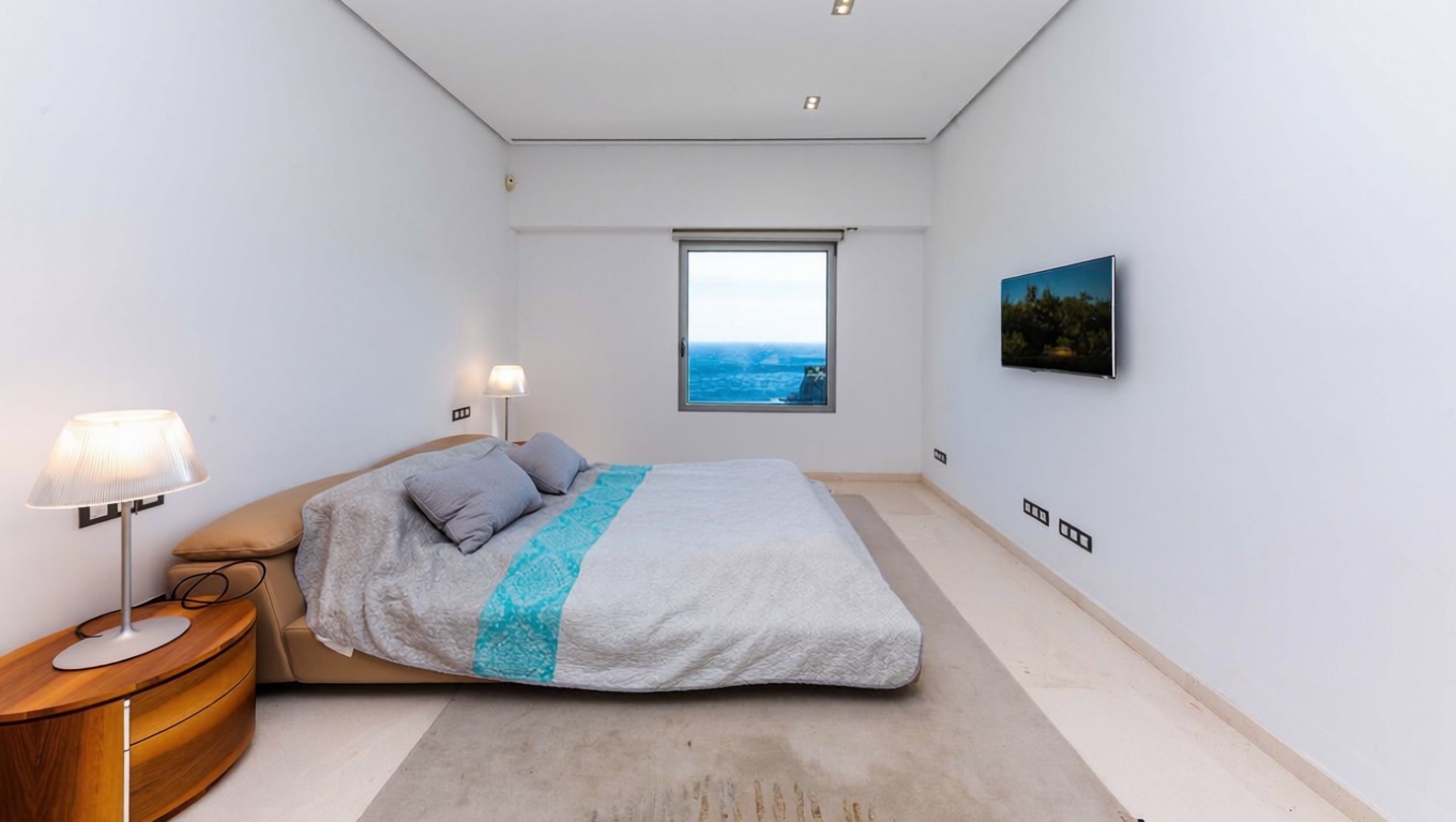 Chalet with direct beach access in Mallorca, Balears (Illes) — Bedroom