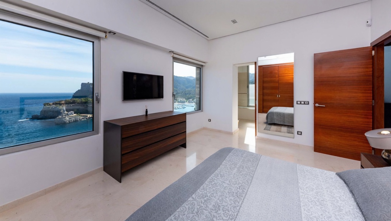 Chalet with direct beach access in Mallorca, Balears (Illes) — Bedroom