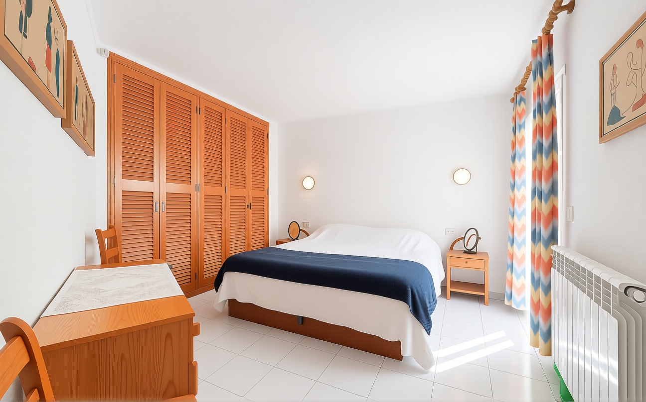 Chalet mit direkter Strandzugang in Llucmajor — Schlafzimmer