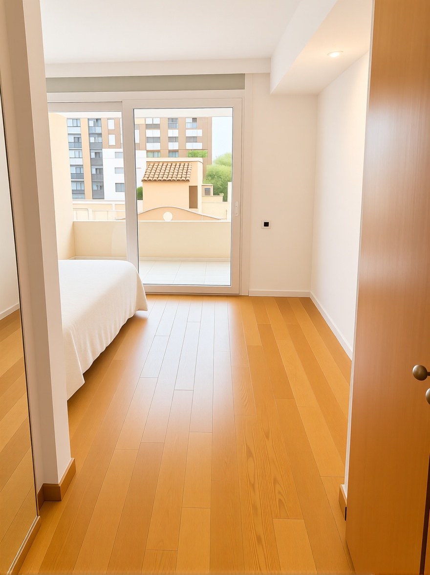 Beachfront flat in Portbou — Bedroom