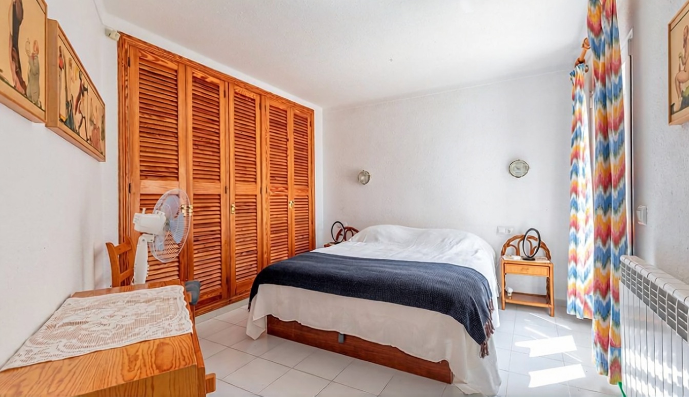 Chalet mit direkter Strandzugang in Llucmajor — Schlafzimmer