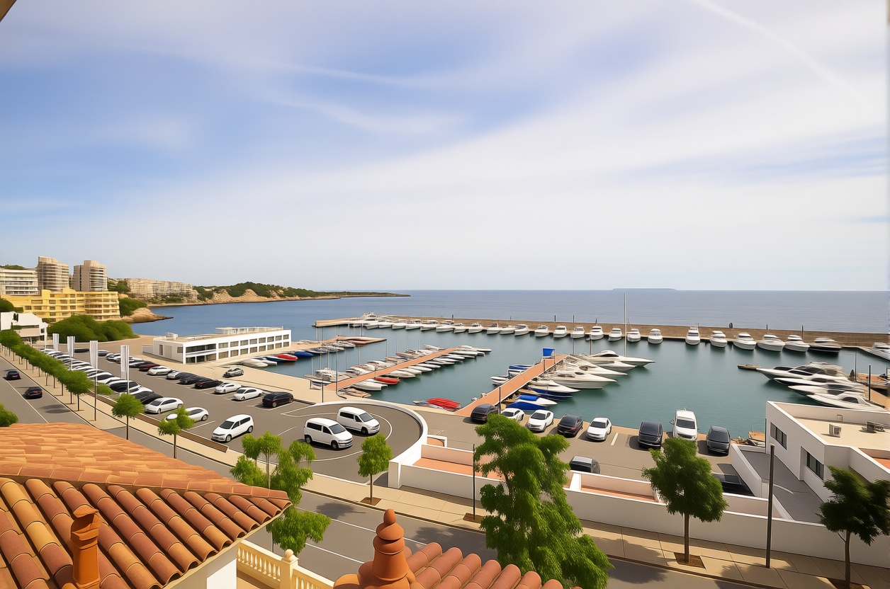 Chalet mit direkter Strandzugang in Palma de Mallorca — Meerblick