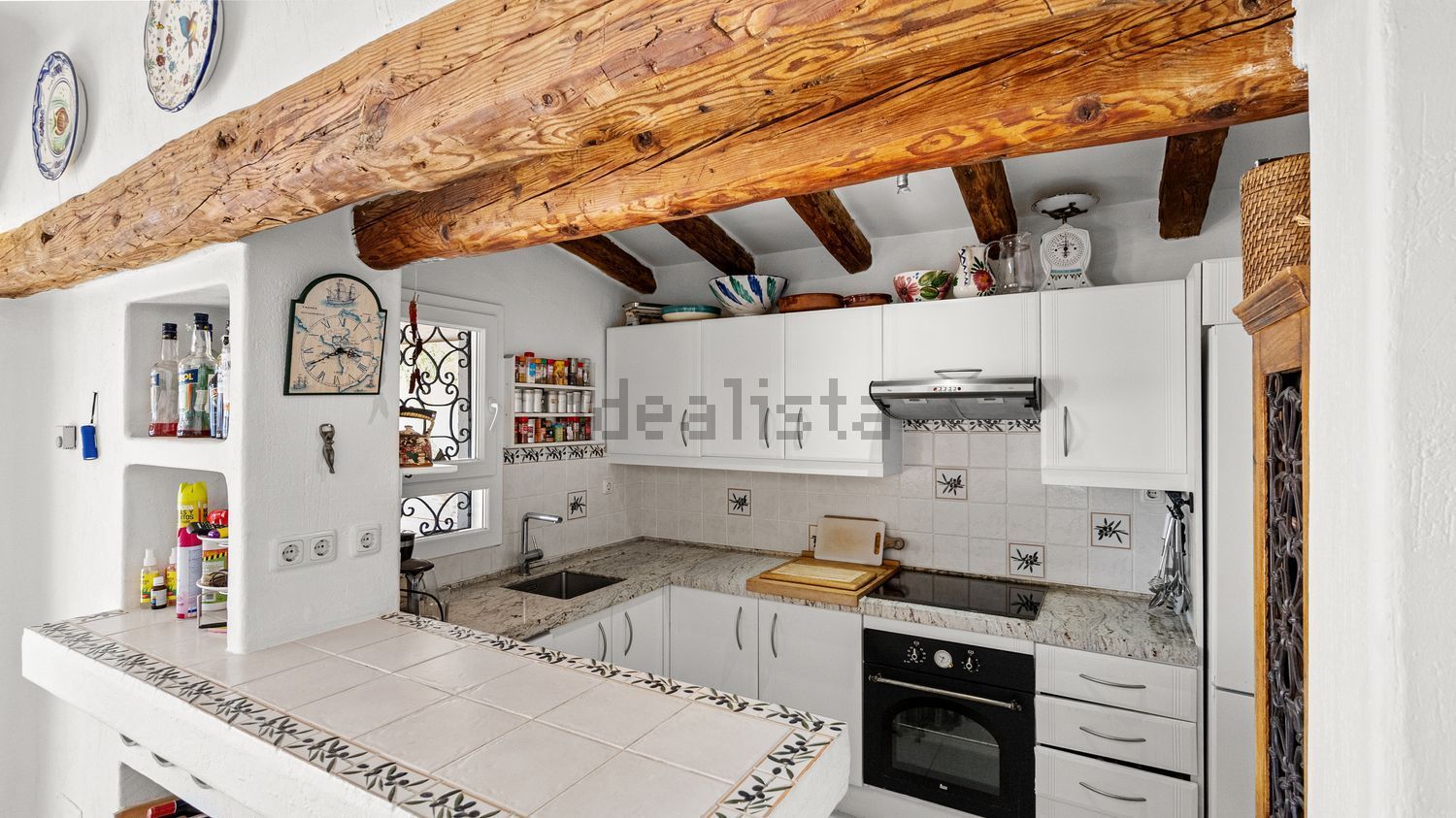 Chalet avec accès direct à la plage à Calvià — Cuisine