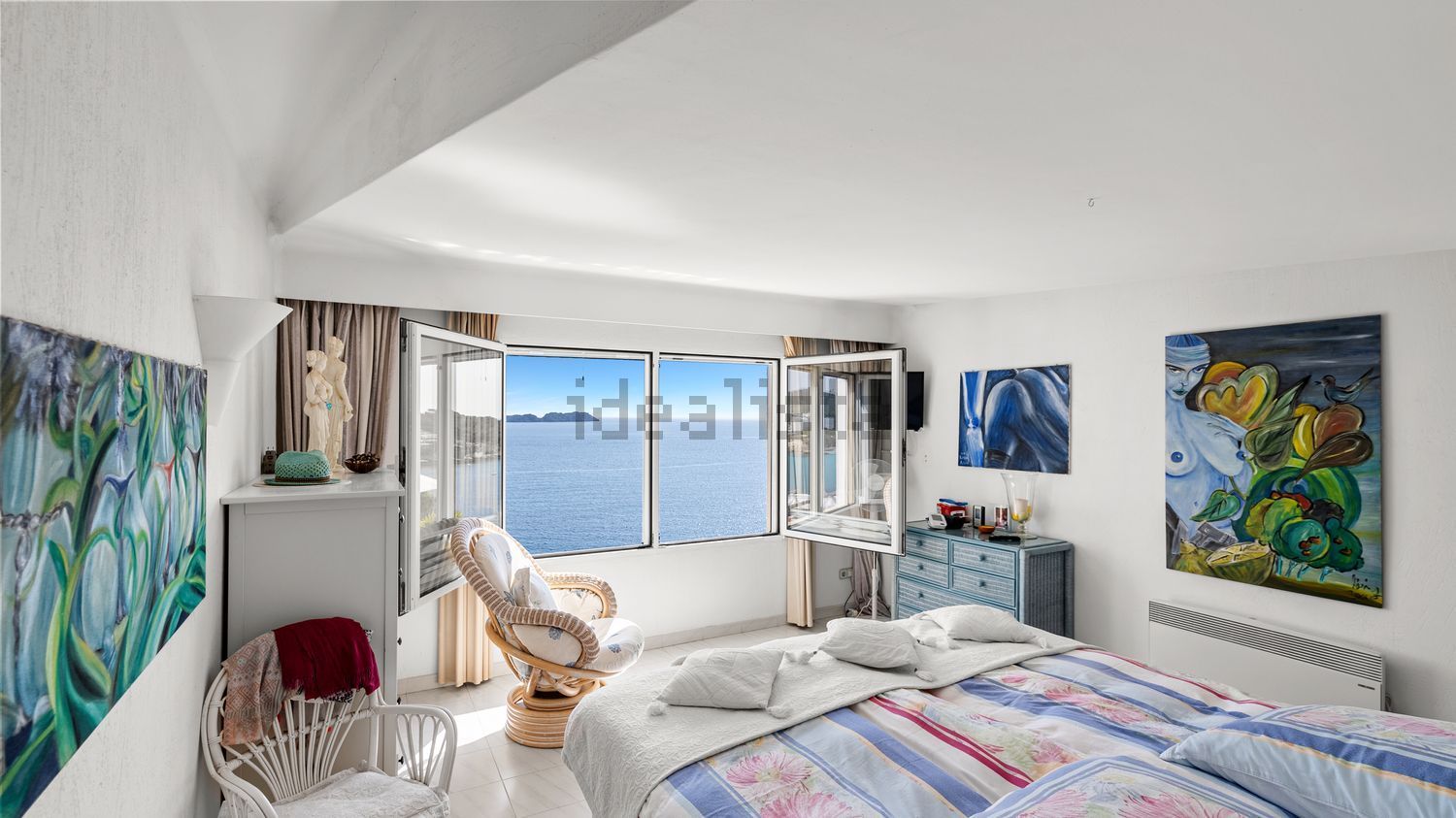 Chalet avec accès direct à la plage à Calvià — Chambre