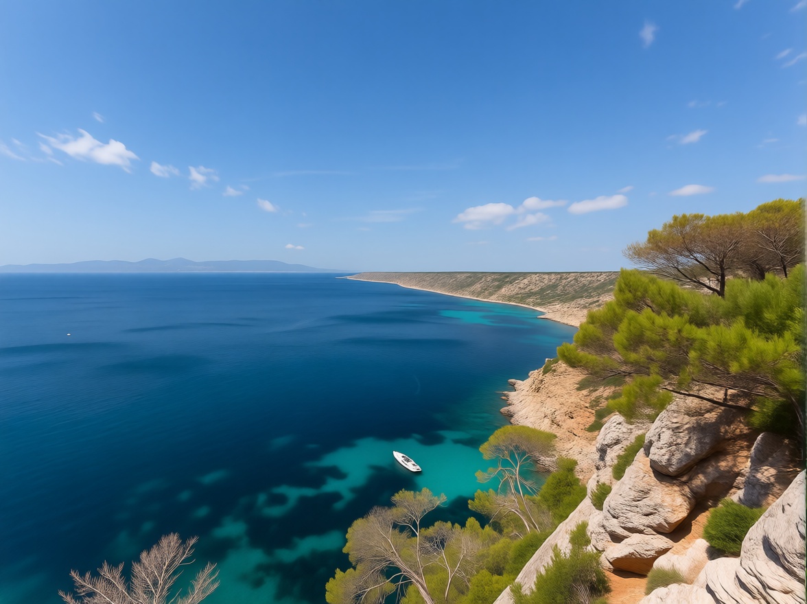 Chalet mit direkter Strandzugang in Llucmajor — Meerblick