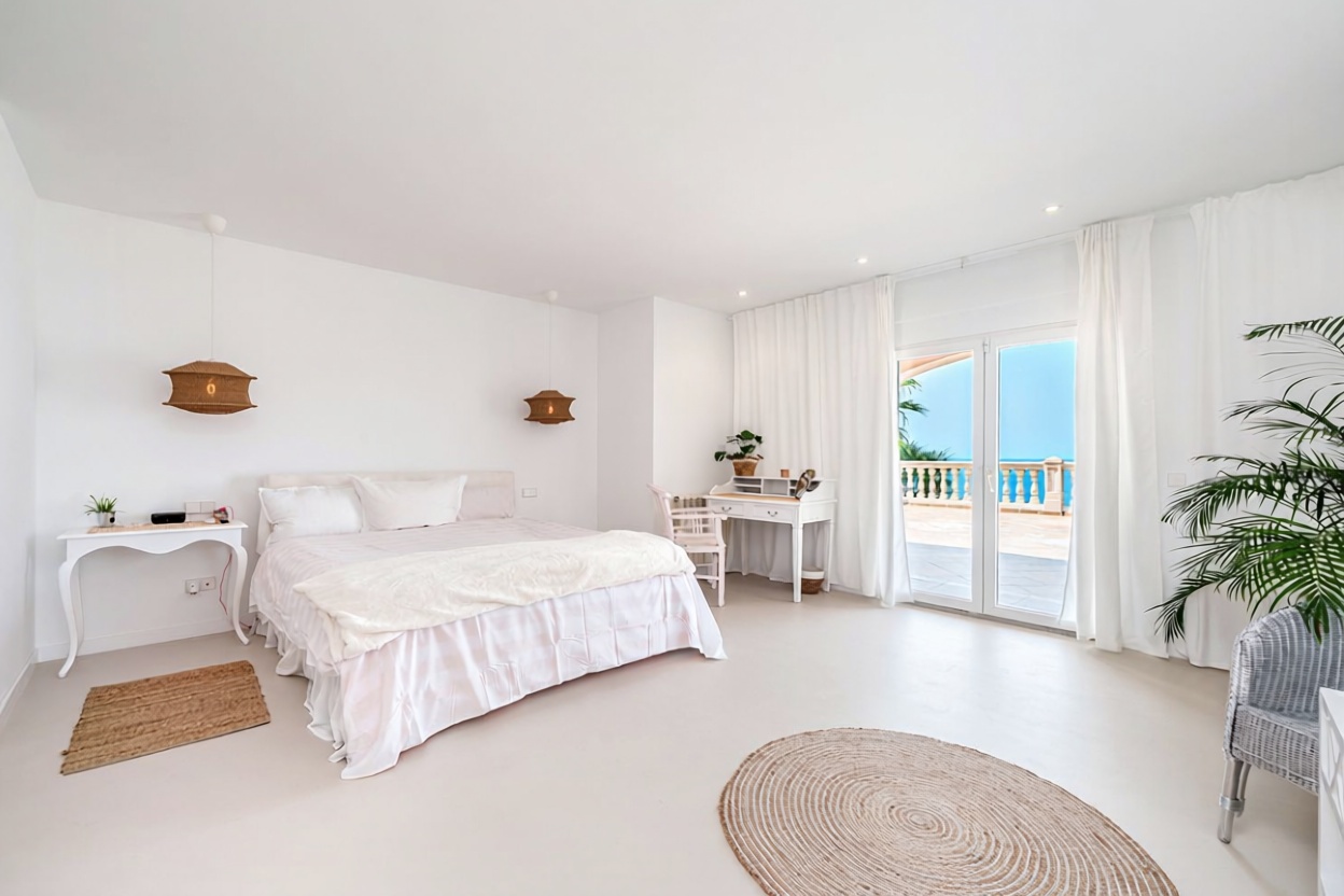 Chalet mit direkter Strandzugang in Llucmajor — Schlafzimmer