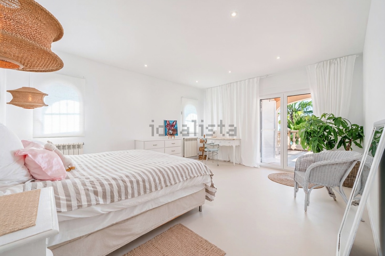 Chalet mit direkter Strandzugang in Llucmajor — Schlafzimmer