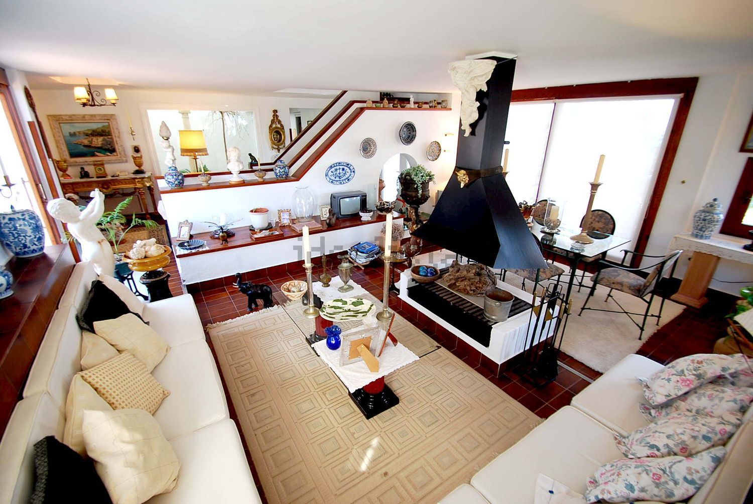 Chalet com acesso direto à praia em Llucmajor — Sala