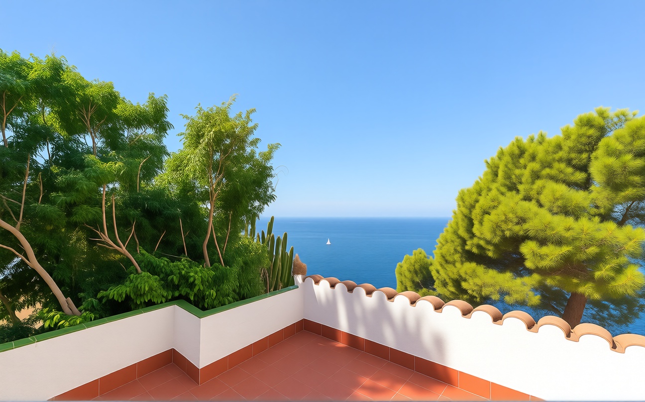 Chalet com acesso direto à praia em Llucmajor — Vista mar
