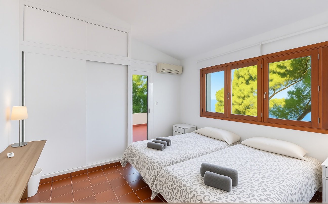 Chalet com acesso direto à praia em Llucmajor — Quarto
