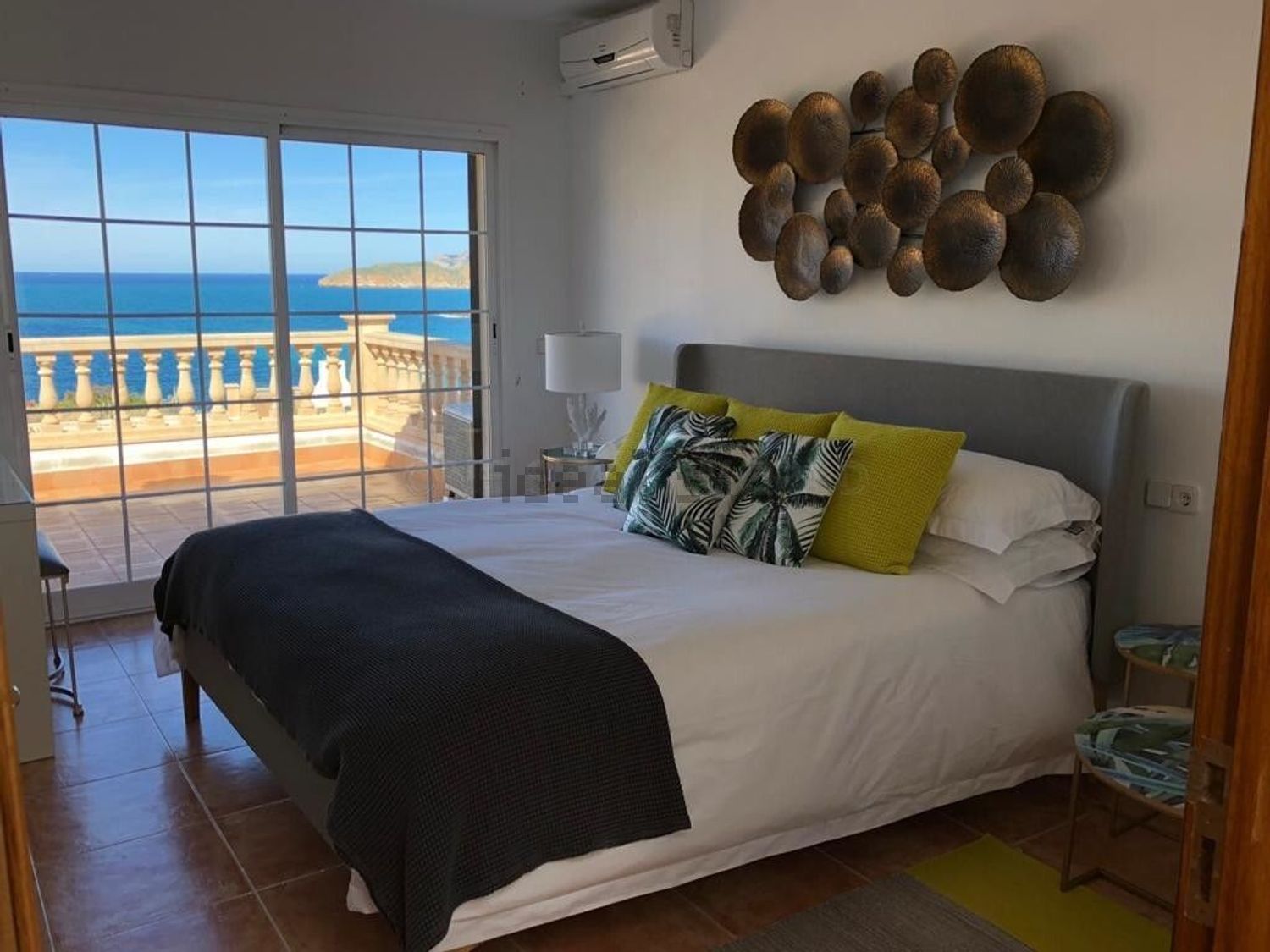 Chalet avec accès direct à la plage à Calvià — Chambre