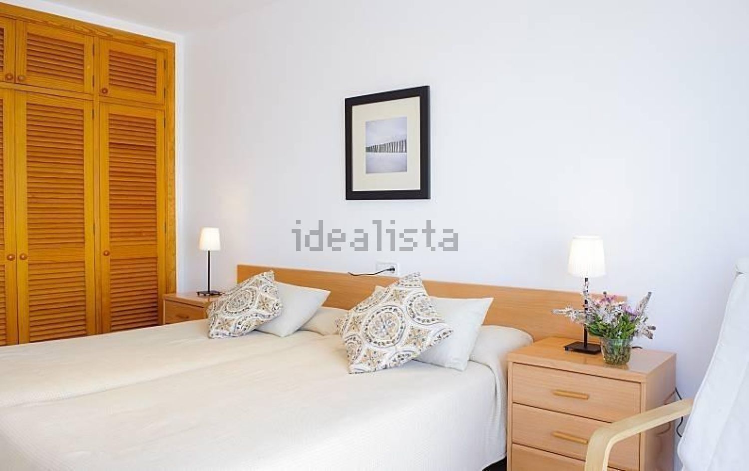 Chalet with direct beach access in Santanyí — Bedroom