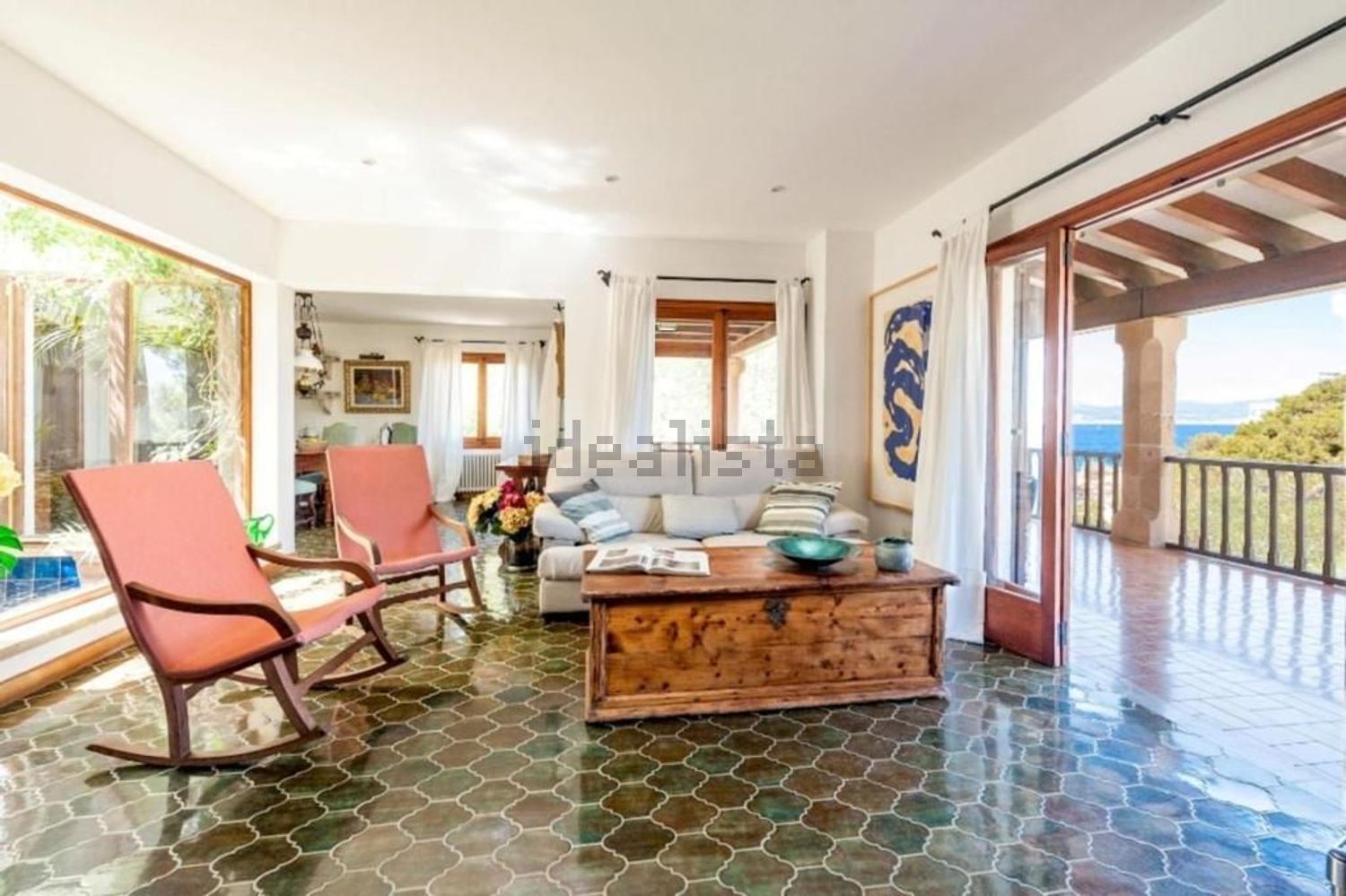 Chalet avec accès direct à la plage à Llucmajor — Séjour