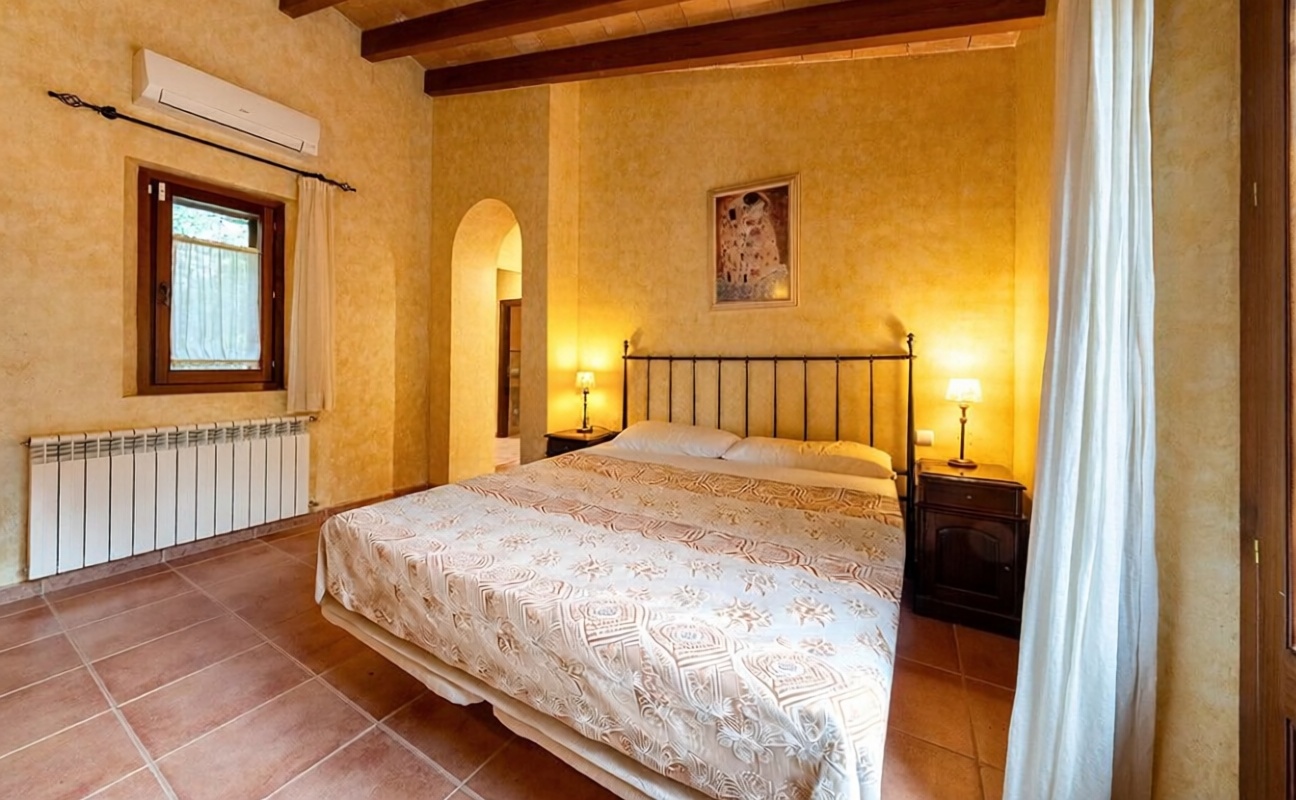 Haus mit direkter Strandzugang in Mallorca, Balears (Illes) — Schlafzimmer