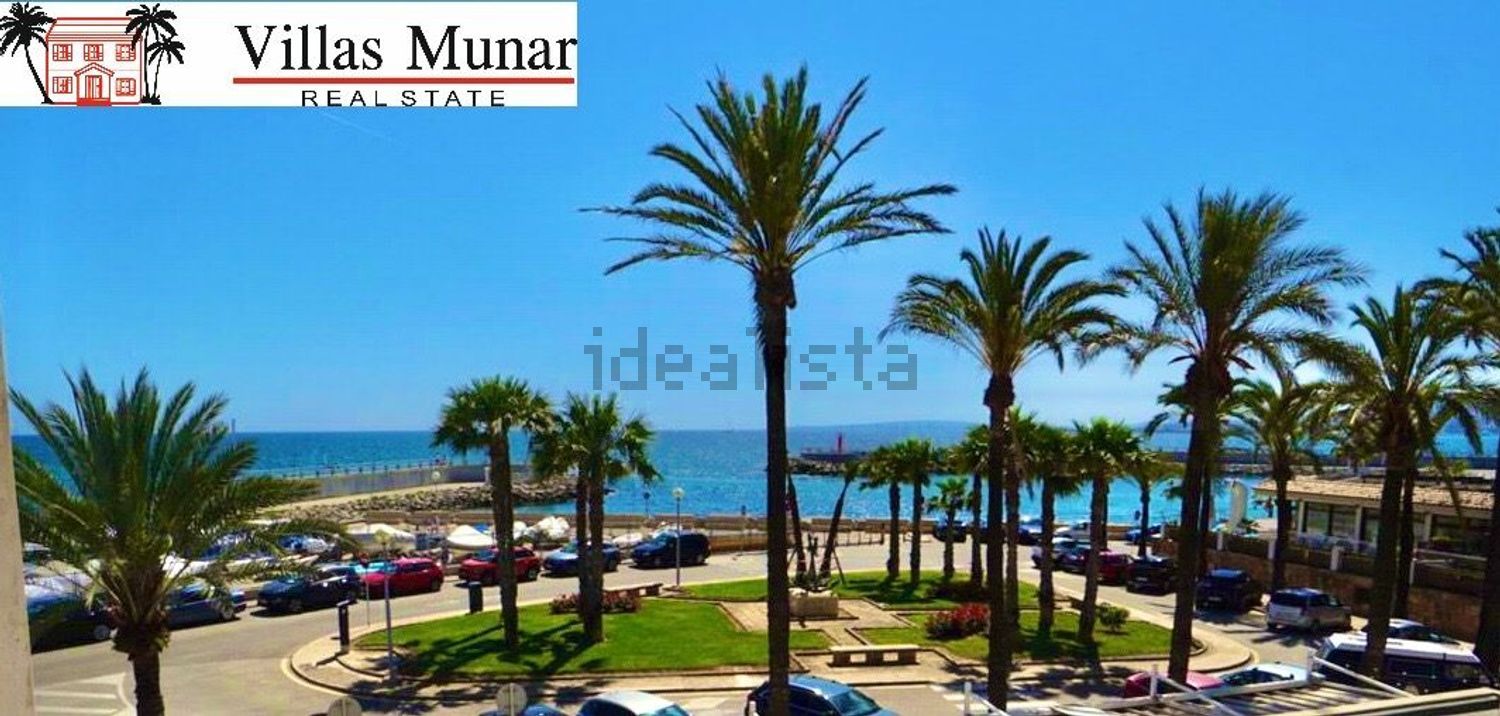 Chalet with direct beach access in Palma de Mallorca — Sea view
