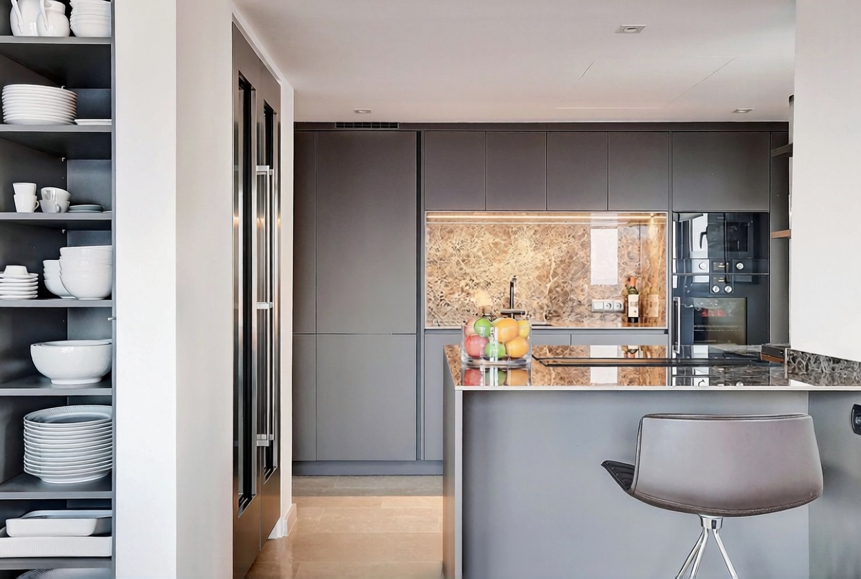 Seafront attic in Andratx — Kitchen