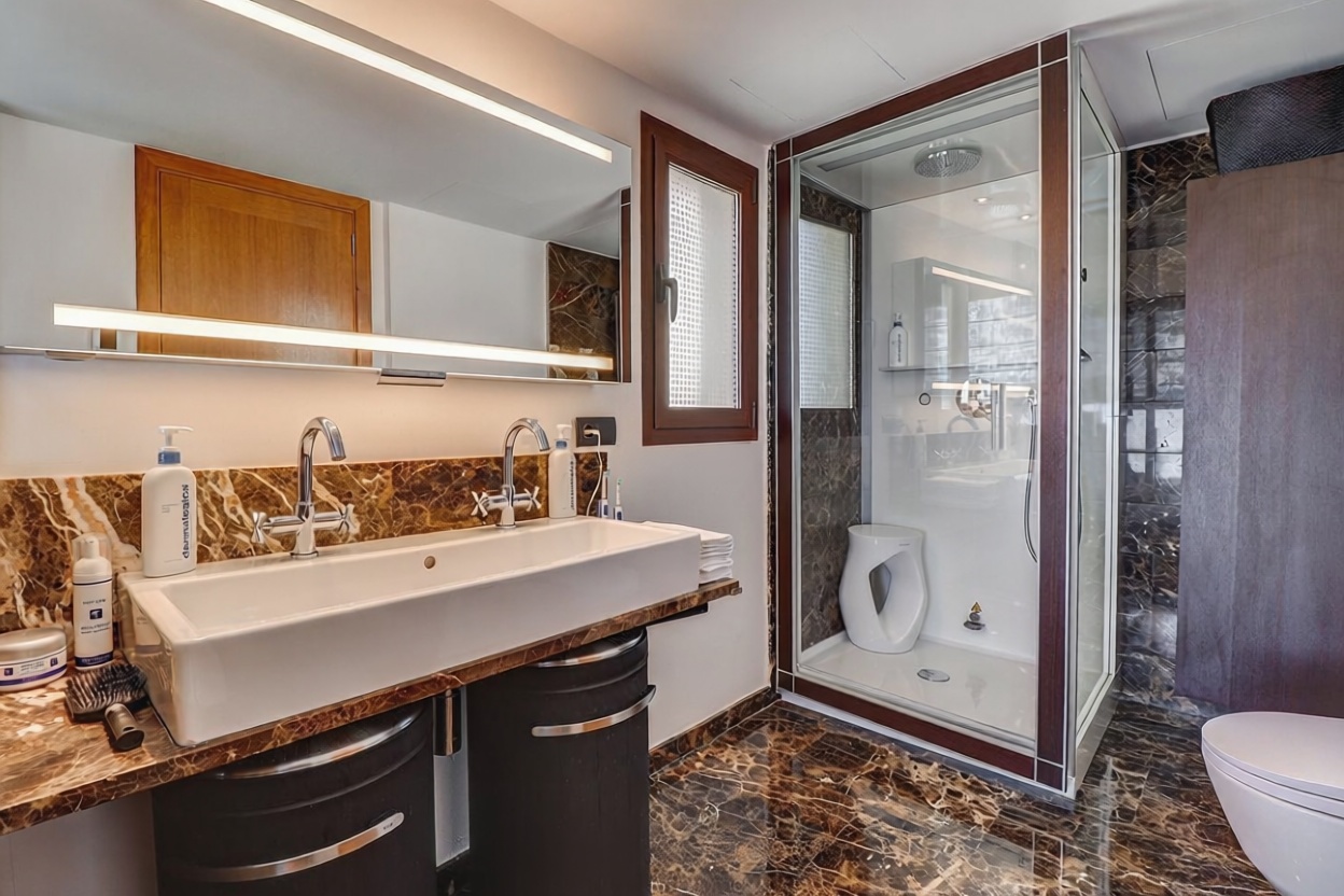 Seafront attic in Andratx — Bathroom