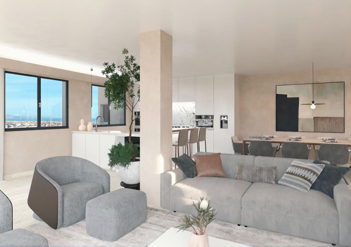 Chalet mit direkter Strandzugang in Arta — Wohnzimmer
