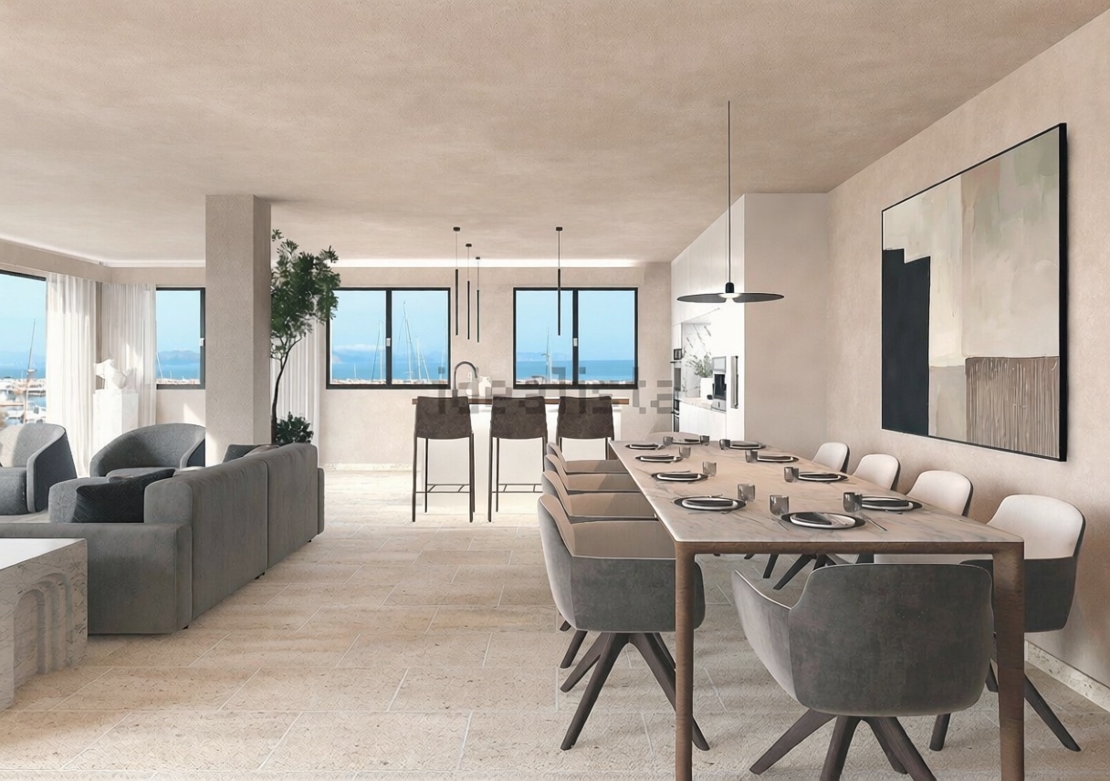 Chalet mit direkter Strandzugang in Arta — Esszimmer
