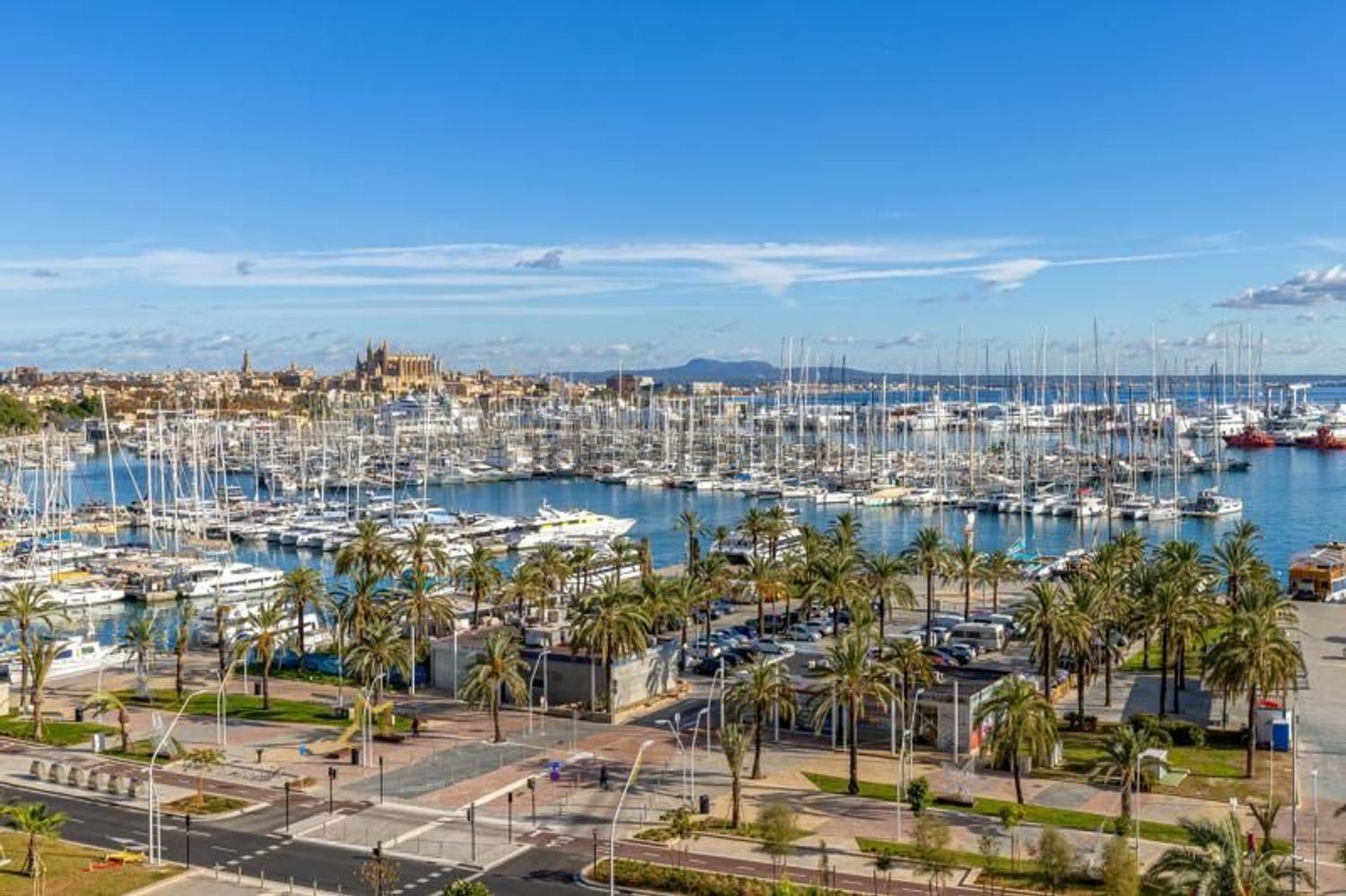 Wohnung in erste Strandlinie in Palma de Mallorca — Meerblick