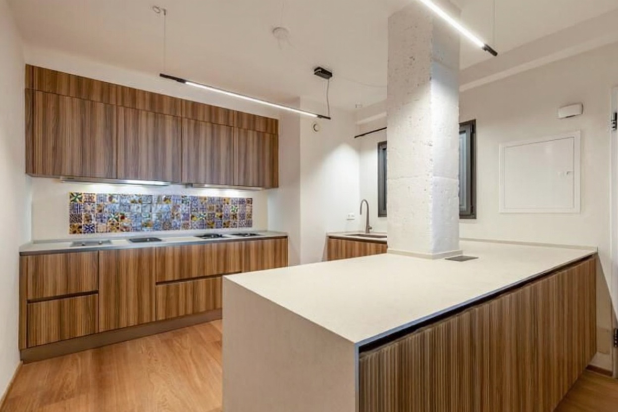 Beachfront flat in Palma de Mallorca — Kitchen