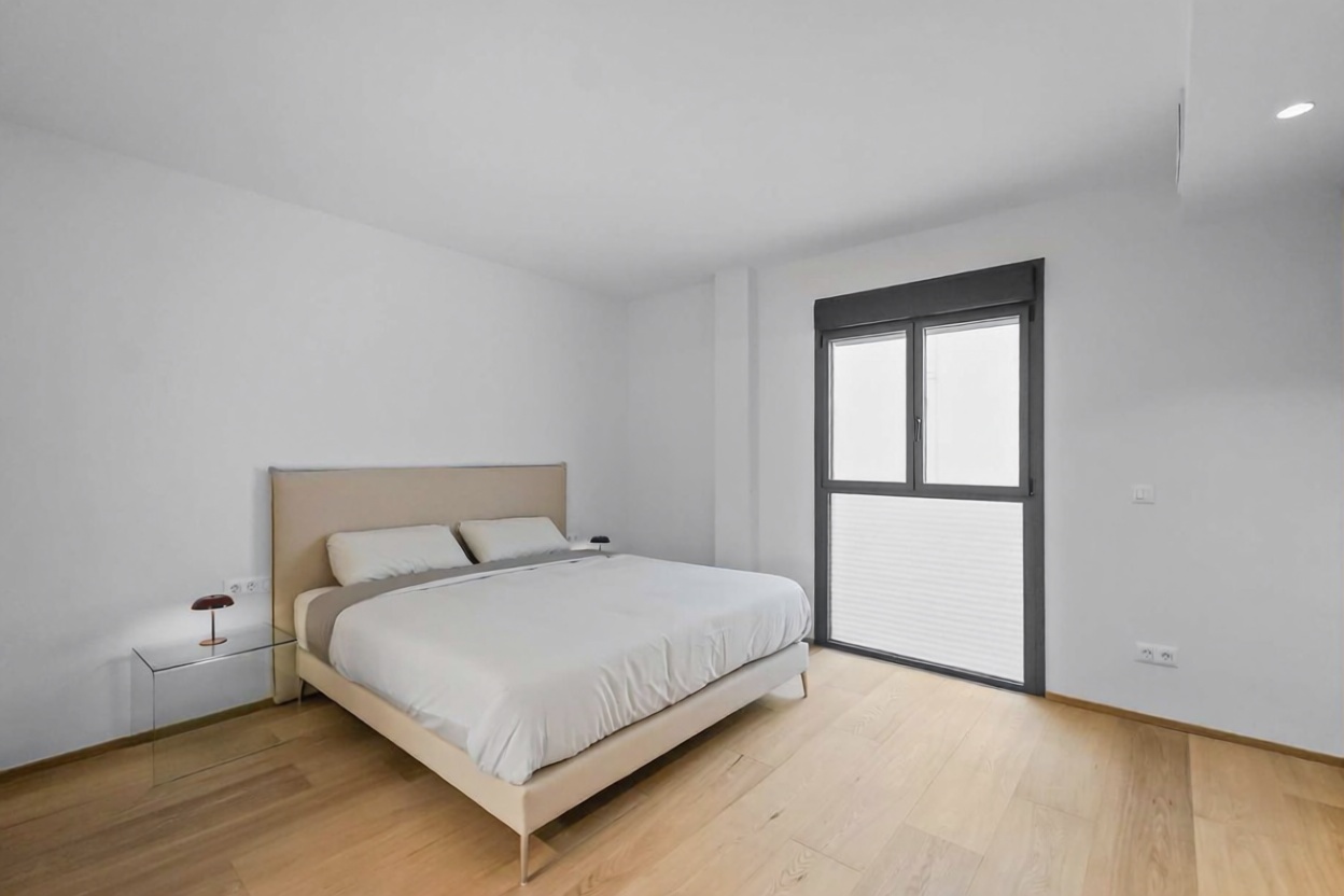 Piso en primera línea de playa en Palma de Mallorca — Dormitorio