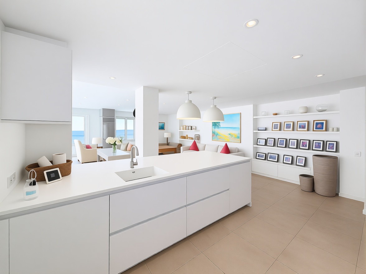 Beachfront flat in Pollença — Kitchen