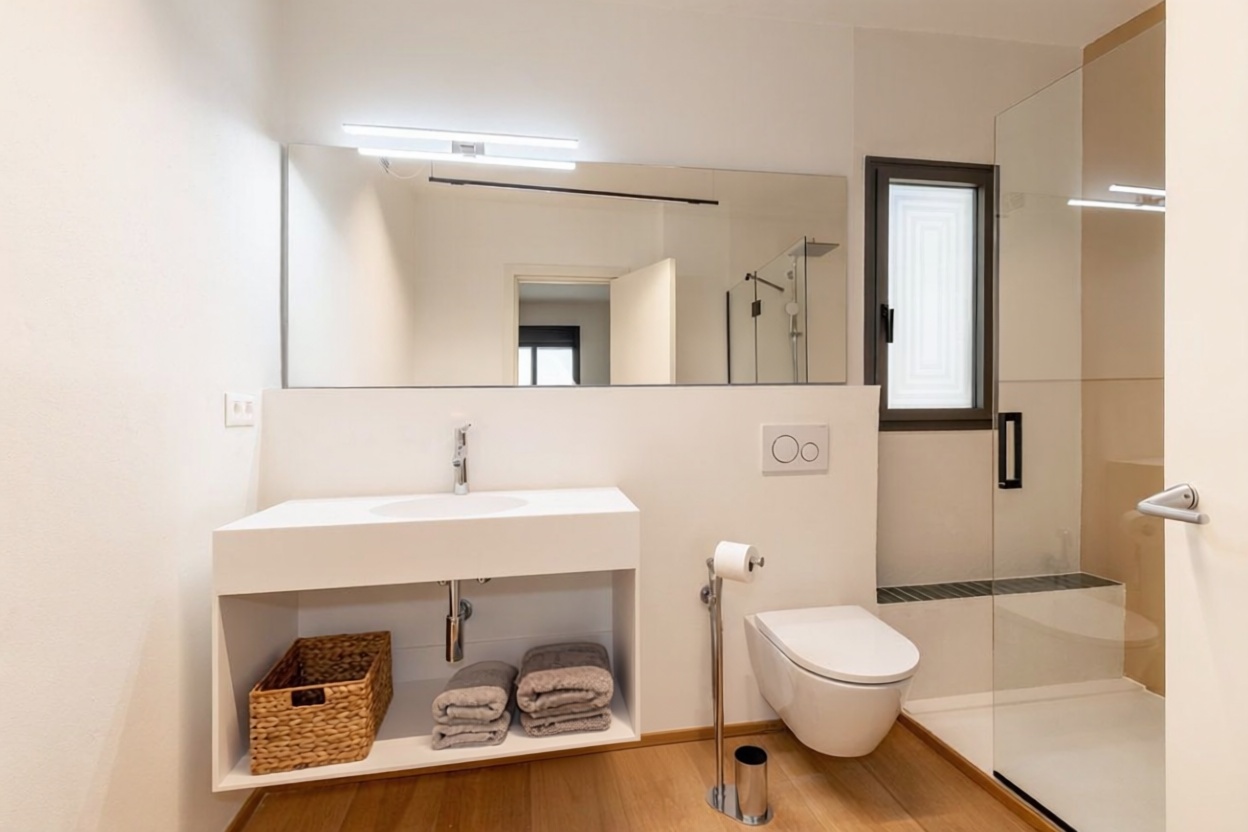 Beachfront flat in Antigua — Bathroom