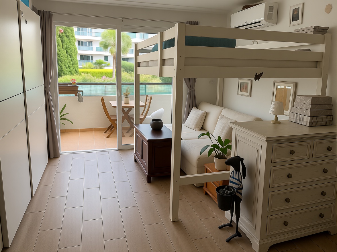 Beachfront studio in Calvià — Bedroom