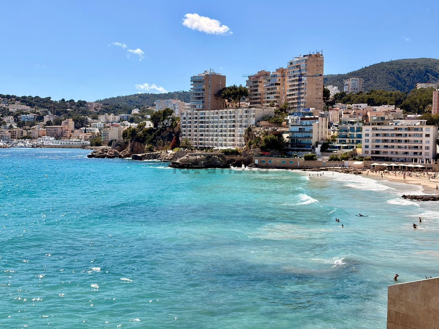 Квартира первая линия пляжа в Palma de Mallorca — Морской вид