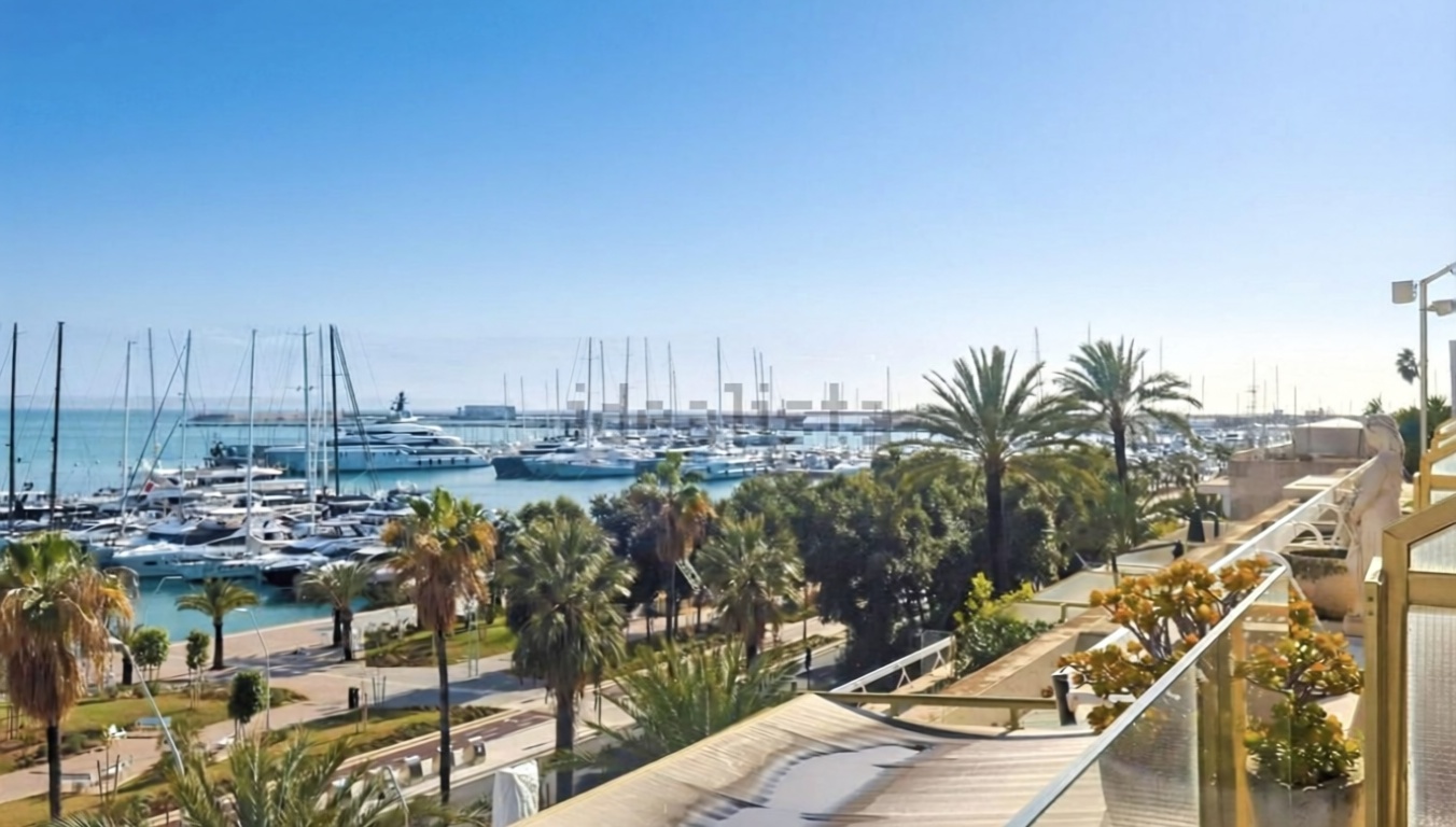 Beachfront flat in Palma de Mallorca — Sea view