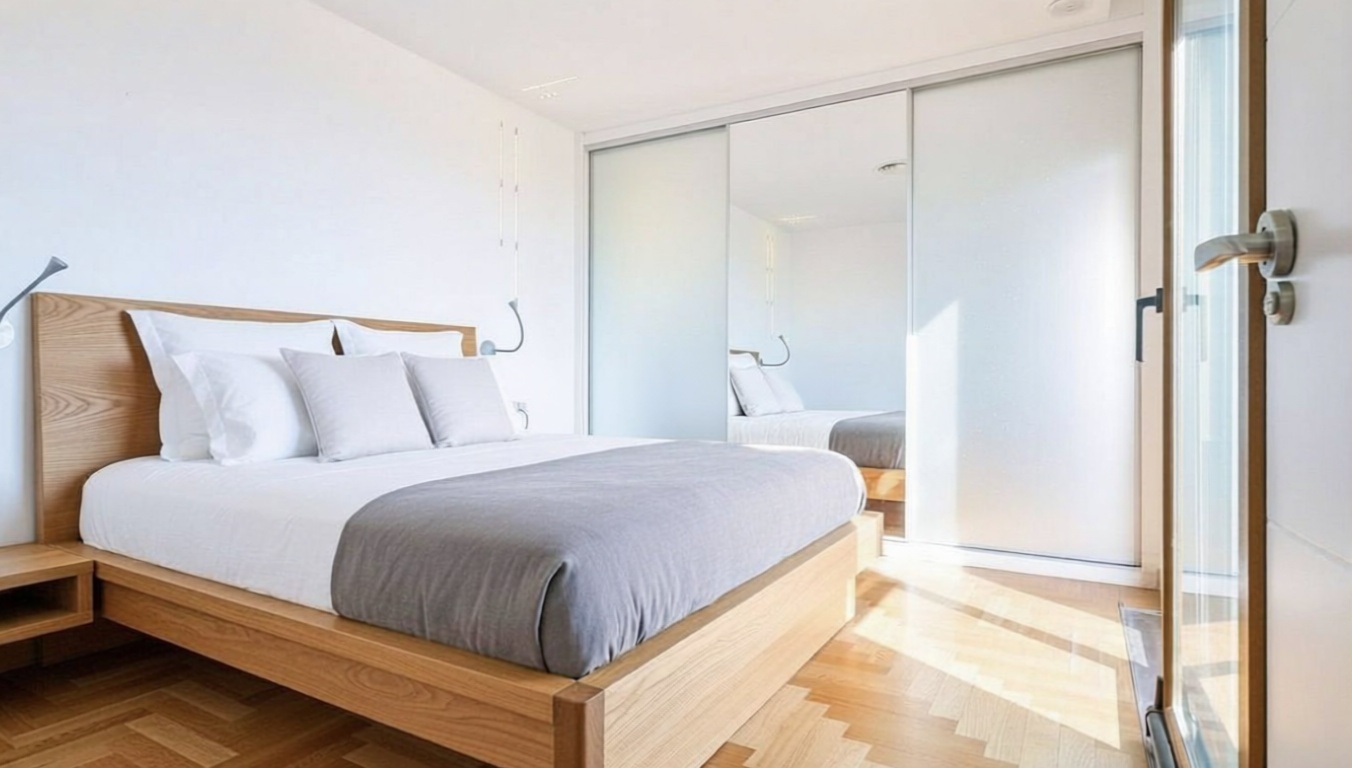 Beachfront flat in Palma de Mallorca — Bedroom