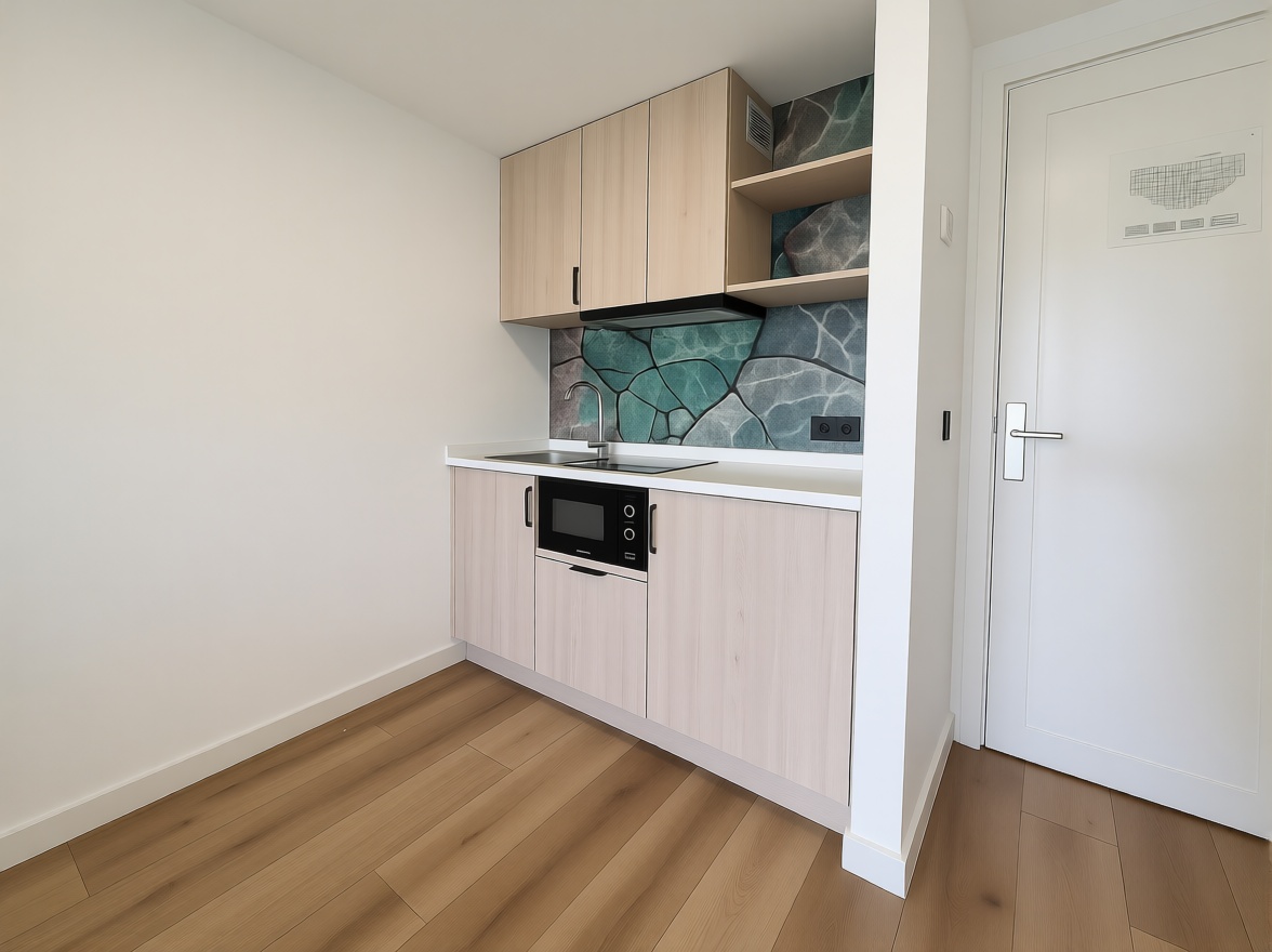 Appartement en première ligne de plage à Santanyí — Cuisine