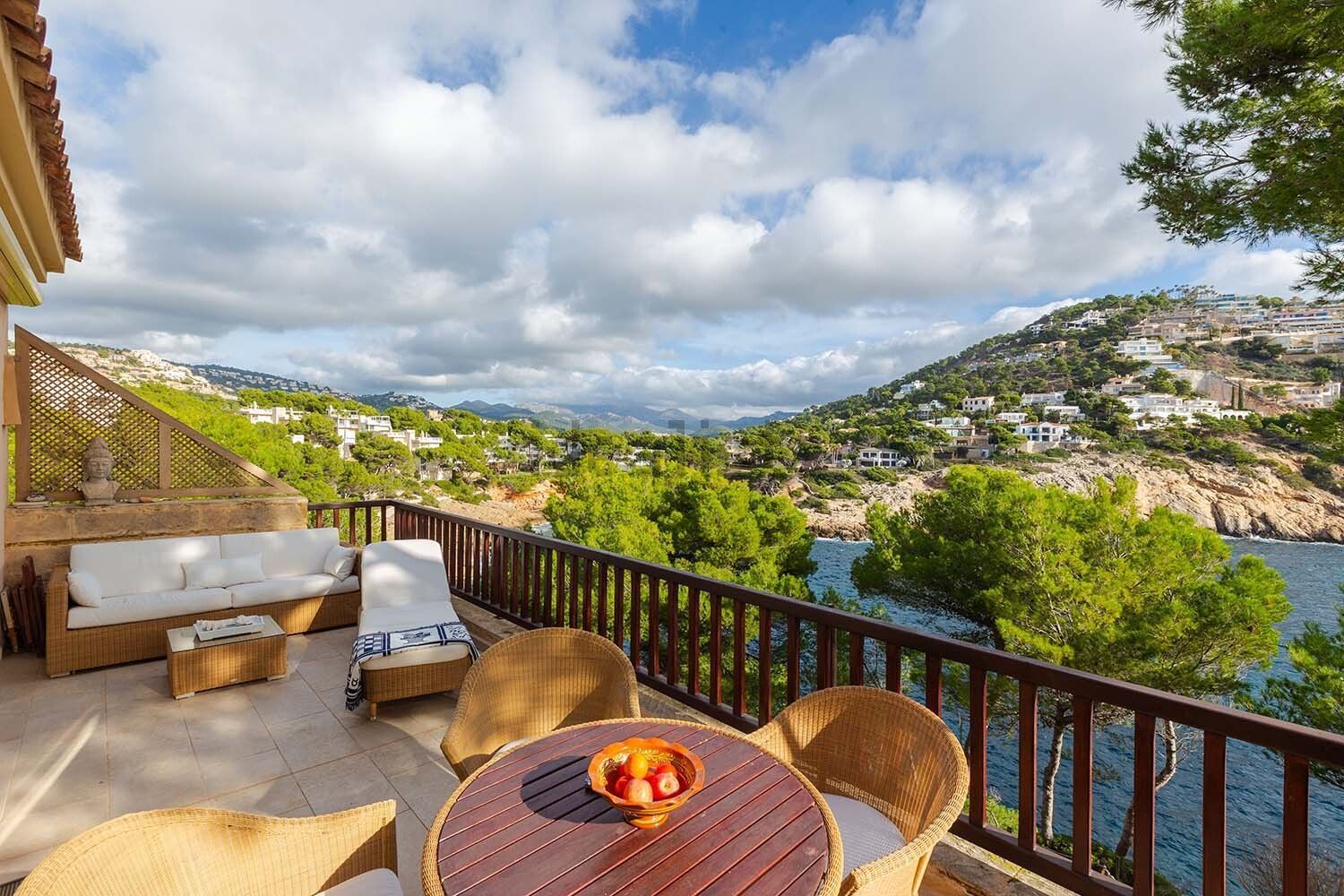 Chalet com acesso direto à praia em Andratx — Terraço mar
