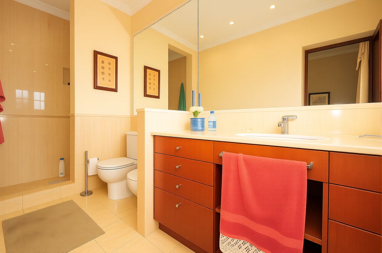 Chalet with direct beach access in Palma de Mallorca — Bathroom
